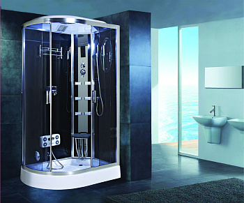 Душевая кабина Niagara Ultra 9030135R 120х80 асимметричная с крышей ориентация правая